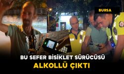 Bu sefer bisiklet sürücüsü alkollü
