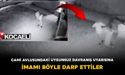 Cami Avlusundaki Uygunsuz Davranış Uyarısına İmamı Böyle Darp Ettiler
