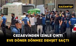 Cezaevinden İzinle Çıktı: Eve Döner Dönmez Dehşet Saçtı