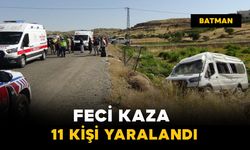 Feci kazada 11 kişi yaralandı