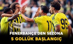 Fenerbahçe'den Sezona 5 Gollük Başlangıç