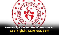 GSB’den İş Arayanlara Büyük Fırsat: 600 Kişilik Alım Geliyor