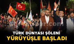 Karaman'da 8. Uluslararası Türk Dünyası Şöleni yürüyüşle başladı
