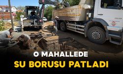 Karaman'da su borusu patladı: Ekipler harekete geçti