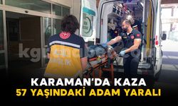 Karaman'da trafik kazası: 1 kişi yaralandı