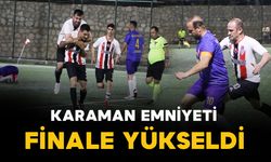 Karaman'da yarı final heyecanı: Emniyet, Milli Eğitim'i 4-1 mağlup etti