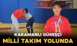 Karamanlı Güreşçi Milli Takım Yolunda