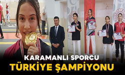 Karamanlı Sporcu Türkiye Şampiyonu