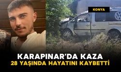 Karapınar'da feci kaza: 28 yaşında kazada öldü