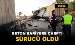 Köprünün beton bariyerine çarptı: sürücü öldü
