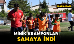 Minik Kramponlar Sahaya İndi