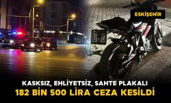 Motosikletliye 182 bin 500 TL ceza kesildi