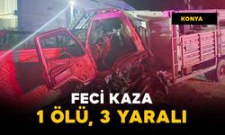 Önce traktöre sonra duvara çarptı: 1 ölü, 3 yaralı