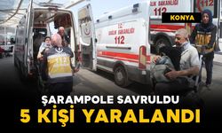 Otomobil şarampole savruldu: 5 yaralı