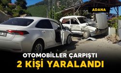 Otomobiller çarpıştı: 2 kişi yaralandı