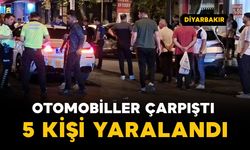 Otomobiller çarpıştı: 5 yaralı