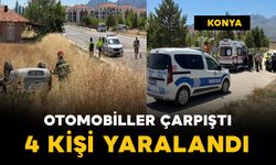 Otomobiller çarpıştı, biri takla attı: 4 yaralı