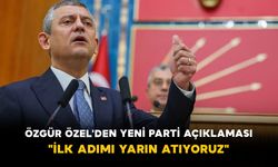 Özgür Özel'den Yeni Parti Açıklaması: "İlk Adımı Yarın Atıyoruz"