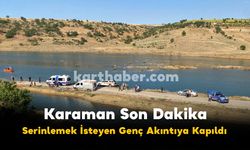 Serinlemek İsteyen Genç Akıntıya Kapıldı
