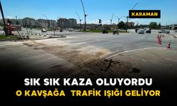 Sık sık kaza olan o kavşağa trafik ışığı geliyor