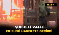 Şüpheli valiz ekipleri alarma geçirdi