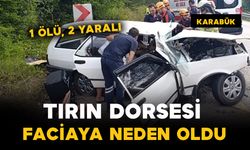 Tır dorsesi faciası: 1 ölü, 2 yaralı