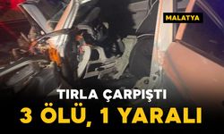 Tır ile otomobil çarpıştı: 3 ölü, 1 yaralı