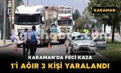 Tırın Dorsesine Çarpan Otomobil Hurdaya Döndü: 1'i Ağır 3 Yaralı