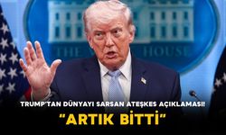 Trump’tan Dünyayı Sarsan Ateşkes Açıklaması! “Artık Bitti”