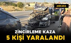 Zincirleme kaza: 5 yaralı
