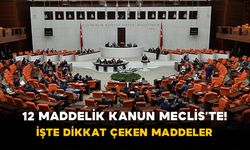 12 Maddelik Kanun Meclis’te! İşte Dikkat Çeken Maddeler