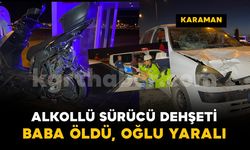 Alkollü sürücü dehşeti: baba öldü, 7 yaşındaki oğlu yaralı