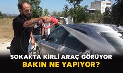 Aracını Kirli Bırakanlara Sürpriz