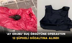 ‘Ay Grubu’ Suç Örgütüne Operasyon: 12 Şüpheli Gözaltına Alındı