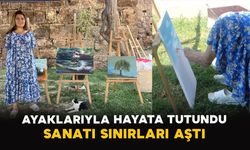Ayaklarıyla Hayata Tutundu: Sanatı Sınırları Aştı
