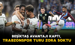 Beşiktaş Avantajı Kaptı, Trabzonspor Turu Zora Soktu
