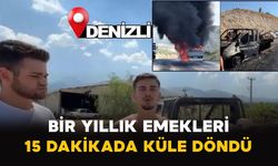 Bir Yıllık Emekleri 15 Dakikada Küle Döndü