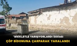 Karaman'da "Bisikletle Yarışıyorlardı" İddiası: Çöp Bidonuna Çarparak Yaralandı