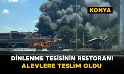Dinlenme Tesisinin Restoranı Alevlere Teslim Oldu