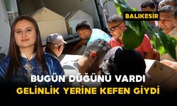 Düğün Günü Gelinlik Yerine Kefen Giydi