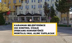 HIZ KONTROL CİHAZI (FREKANS KONVERTÖRÜ) MONTAJLI MAL ALIMI YAPILACAK