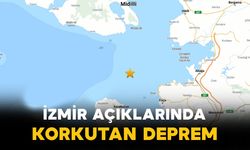 İzmir Açıklarında Korkutan Deprem