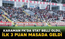 Karaman FK’da Stat Belli Oldu, İlk 3 Puan Masada Geldi