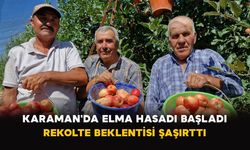 Karaman'da Elma Hasadı Başladı: Rekolte Beklentisi Şaşırttı