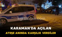 Karaman'da Hareket Halindeki Araçtan Ateş Açıldı