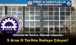 Karaman'da Kırbağı Mahallesi'nde 5 Arsa Satılacak