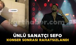Karaman'da konser veren ünlü rapçi Sefo rahatsızlandı