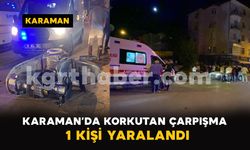 Karaman’da Korkutan Çarpışma: 1 Kişi Yaralandı