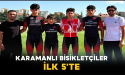 Karamanlı Bisikletçiler İlk 5'te