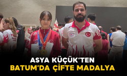 Karamanlı Sporcu Asya Küçük’ten Batum’da Çifte Madalya